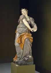 St. Mary Magdalene på Golgata (polykromt træ)